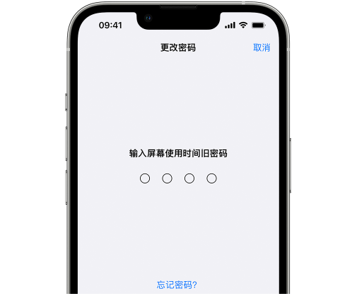 芗城iPhone屏幕维修分享iPhone屏幕使用时间密码忘记了怎么办 