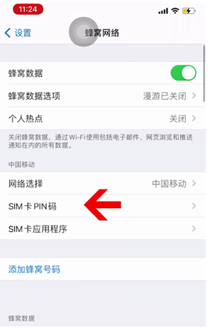 芗城苹果14维修网分享如何给iPhone14的SIM卡设置密码 