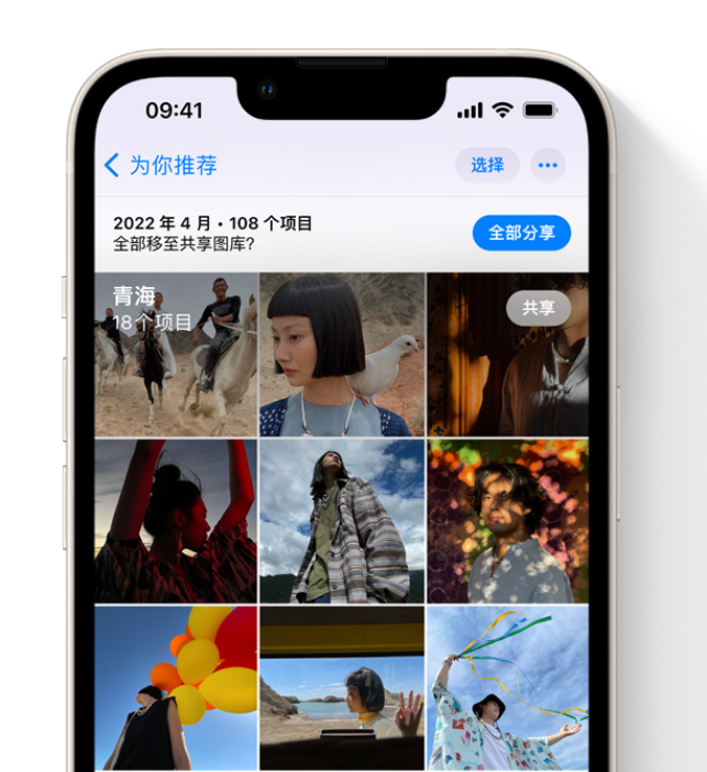 芗城苹果维修网点分享在 iPhone 上使用共享图库 