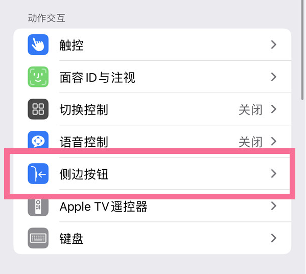 芗城苹果14维修店分享iPhone14 Plus侧键双击下载功能关闭方法 