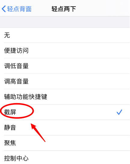 芗城苹果手机维修分享iPhone12如何启用双击截屏 